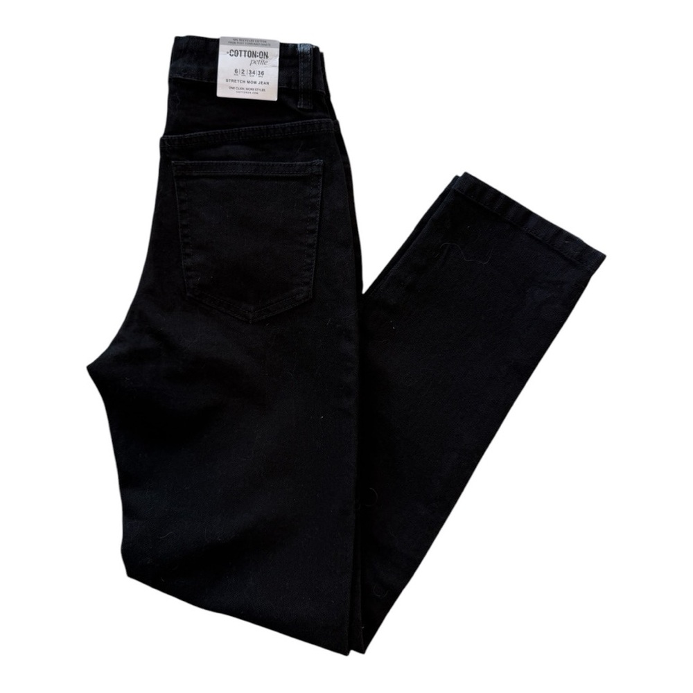 Black Mom Jean Size 2 Petite NWT
